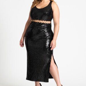 NWT!! Sz 16 | Sequin Dress With Hardware Detail